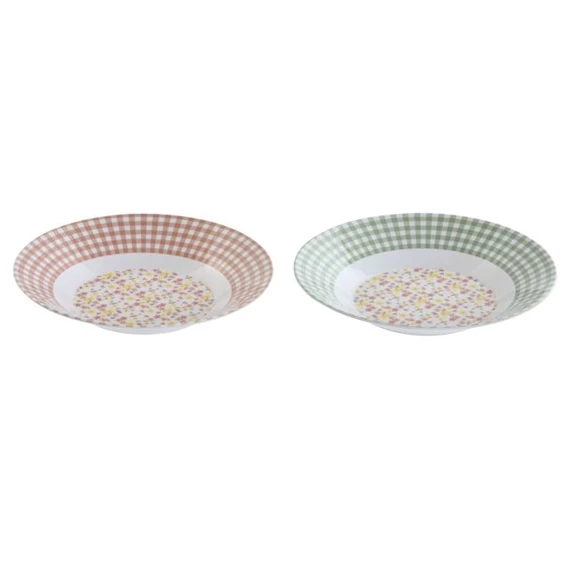 Tányér 23x23x3,6 cm 2 féle