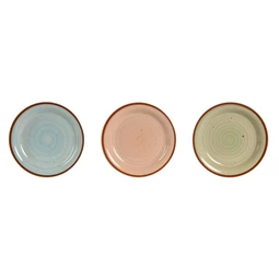 Tányér 18,5x18,5x2,5 cm 3 féle