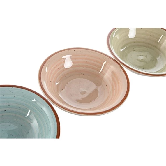 Tányér 21,5x21,5x5,5 cm 3 féle