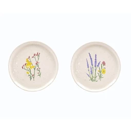 Tányér virág mintás 20x20x2 cm 2 féle