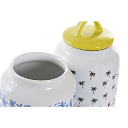 Tároló afrikai mintás 11x11x19 cm 2 féle