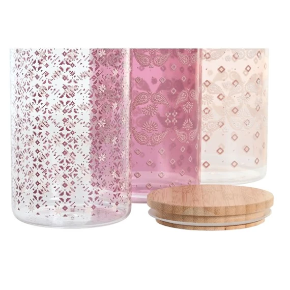 Tároló 10x10x22 cm 1400 ml 3 féle