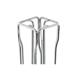 Tároló kávékapszulának krómozott 13x13x37 cm