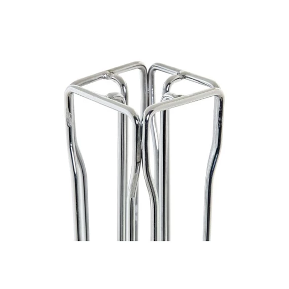 Tároló kávékapszulának krómozott 13x13x37 cm