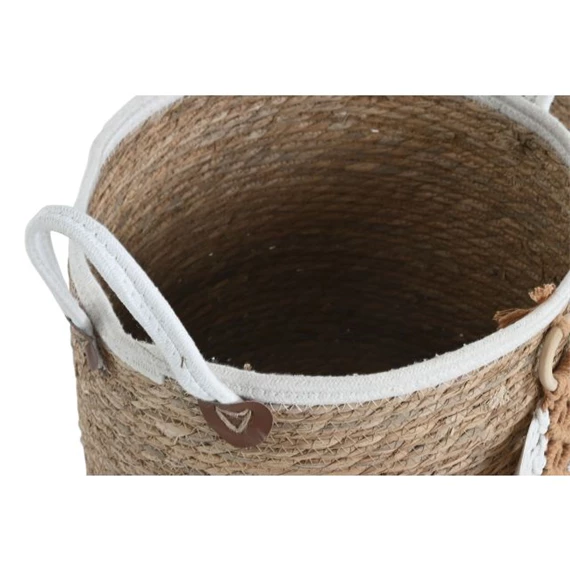 Tároló szett füllel 34x34x28 cm S/3