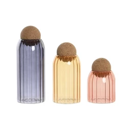 Tároló szett 8,5x8,5x24 cm S/3