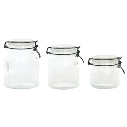 Tároló szett 13x13x18 cm 1500 ml S/3