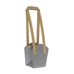 Tasak cserepes virághoz, füllel 11x7x12 cm