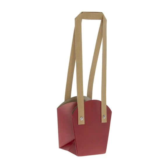 Tasak cserepes virághoz, füllel 11x7x12 cm