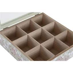 Teafilter tartó doboz 24x24x6,5 cm 2 féle