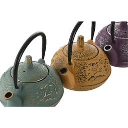 Teáskanna 13,3x11x12,5 cm 3 féle