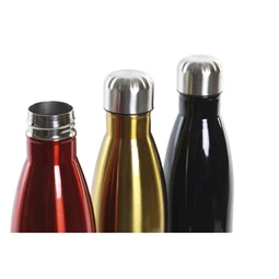 Termosz dupla falú 6,5x6,5x26 cm 500 ml 3 féle