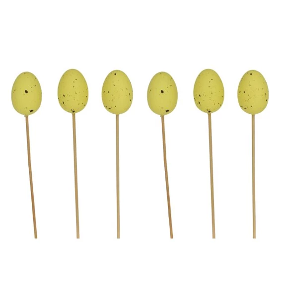 Tojás pöttyös, betűzős 5 cm S/6