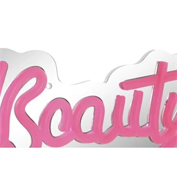 Tükör LED-es 40x2x40 cm