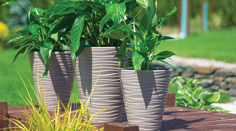 UV és hidegálló műanyag kaspók