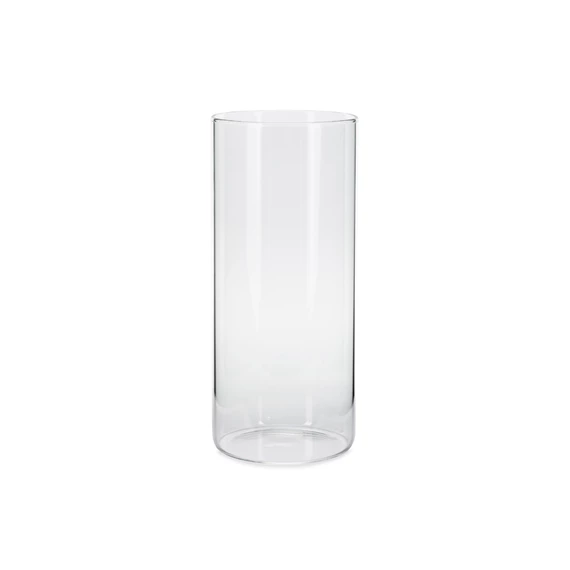 Üvegcső gyertyákhoz 10x23 cm