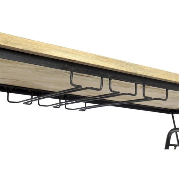 Kisasztal bortartóval motoros 155x56,5x96,5 cm