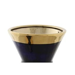 Váza női arc mintával 19x19x36 cm