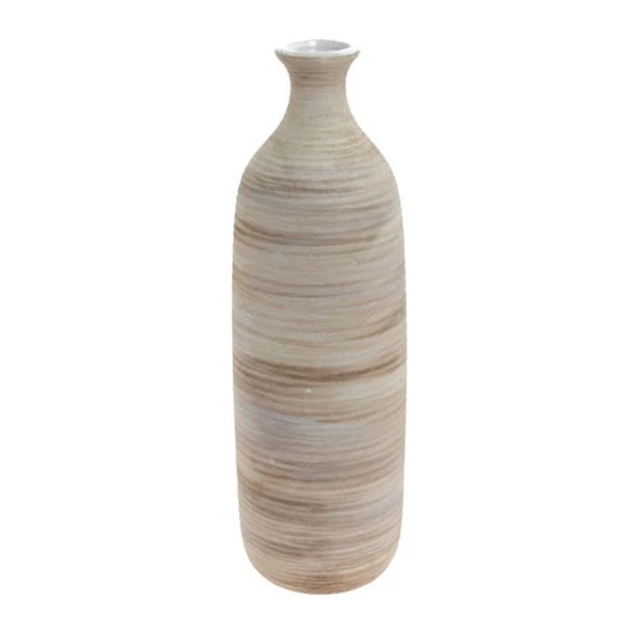 Váza csíkos 10,5x10,5x33,5 cm