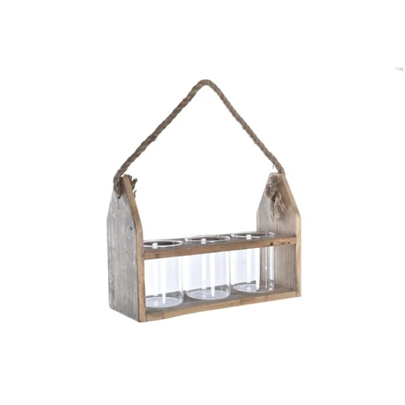 Váza kötéllel 34x12x22 cm