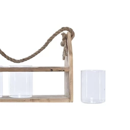 Váza kötéllel 34x12x22 cm