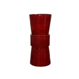 Váza, középen keskeny sávval 18x40 cm