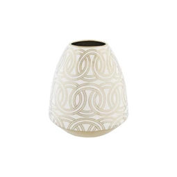 Váza krómozott 16x16x18 cm