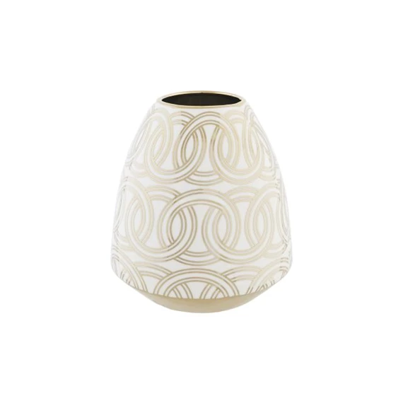 Váza krómozott 16x16x18 cm