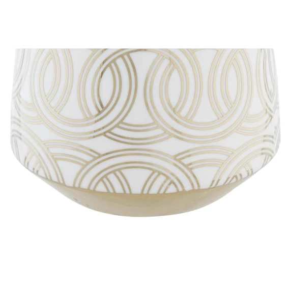 Váza krómozott 16x16x18 cm