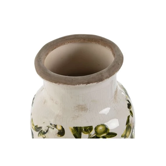 Váza levél mintás 15x15x31,5 cm