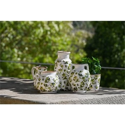 Váza levél mintás 15x15x31,5 cm