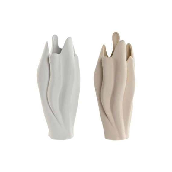 Váza redőzött 16,3x15,4x40,5 cm 2 féle