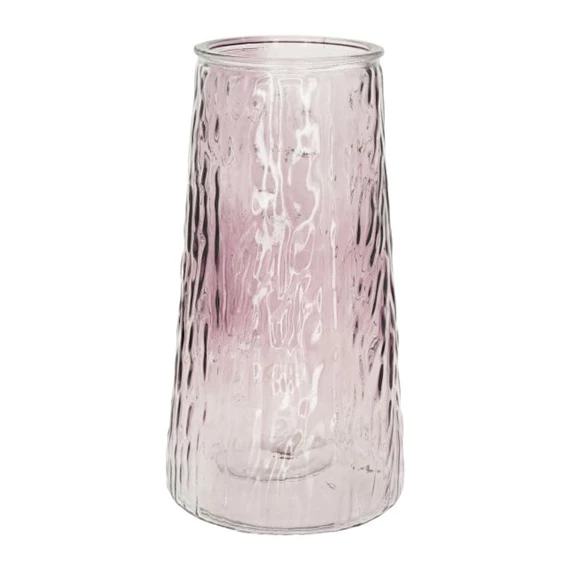 Váza henger texturált 19 cm