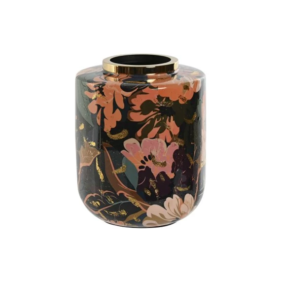 Váza virág mintás 17x17x21 cm