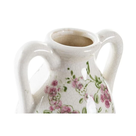 Váza virágos 13x13x35 cm