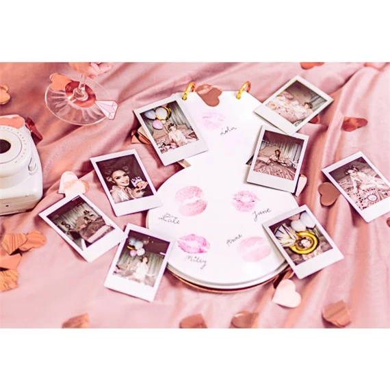 Vendégkönyv gyűrű 17x27 cm