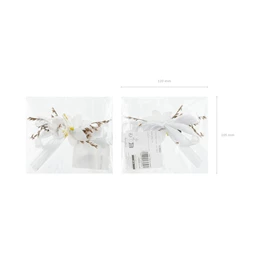 Virág csuklódísz fehér