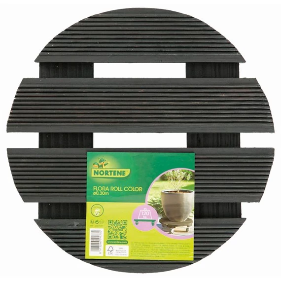 Virágalátét gurulós 30 cm