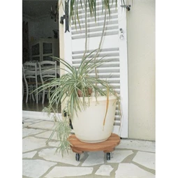 Virágalátét gurulós 30 cm