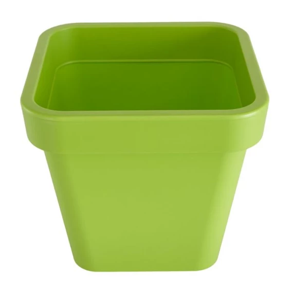 Virágcserép dupla falú szögletes 25x17x22 cm