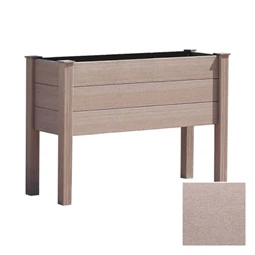 IRGA virágláda lábakkal, fa hatású 120x40x77 cm