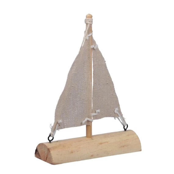 Vitorlás hajó 10x3,5x13,5 cm